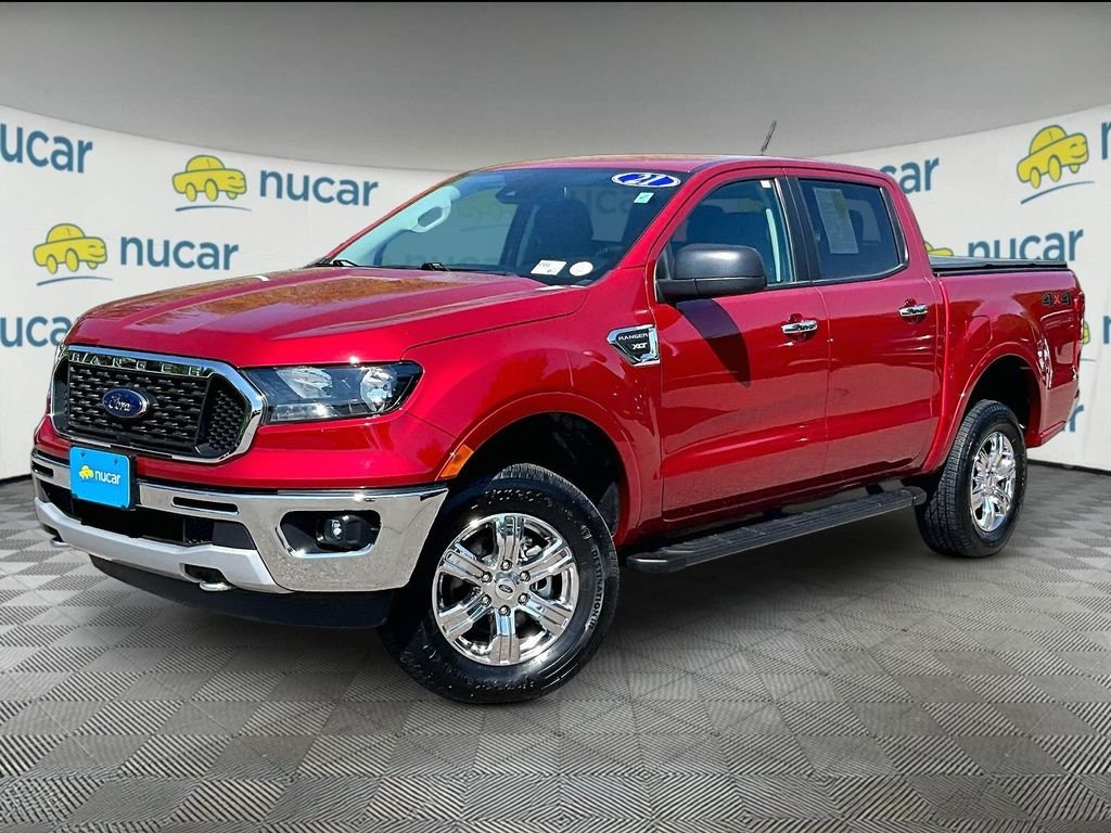 Used 2021 Red Ford XLT image 3