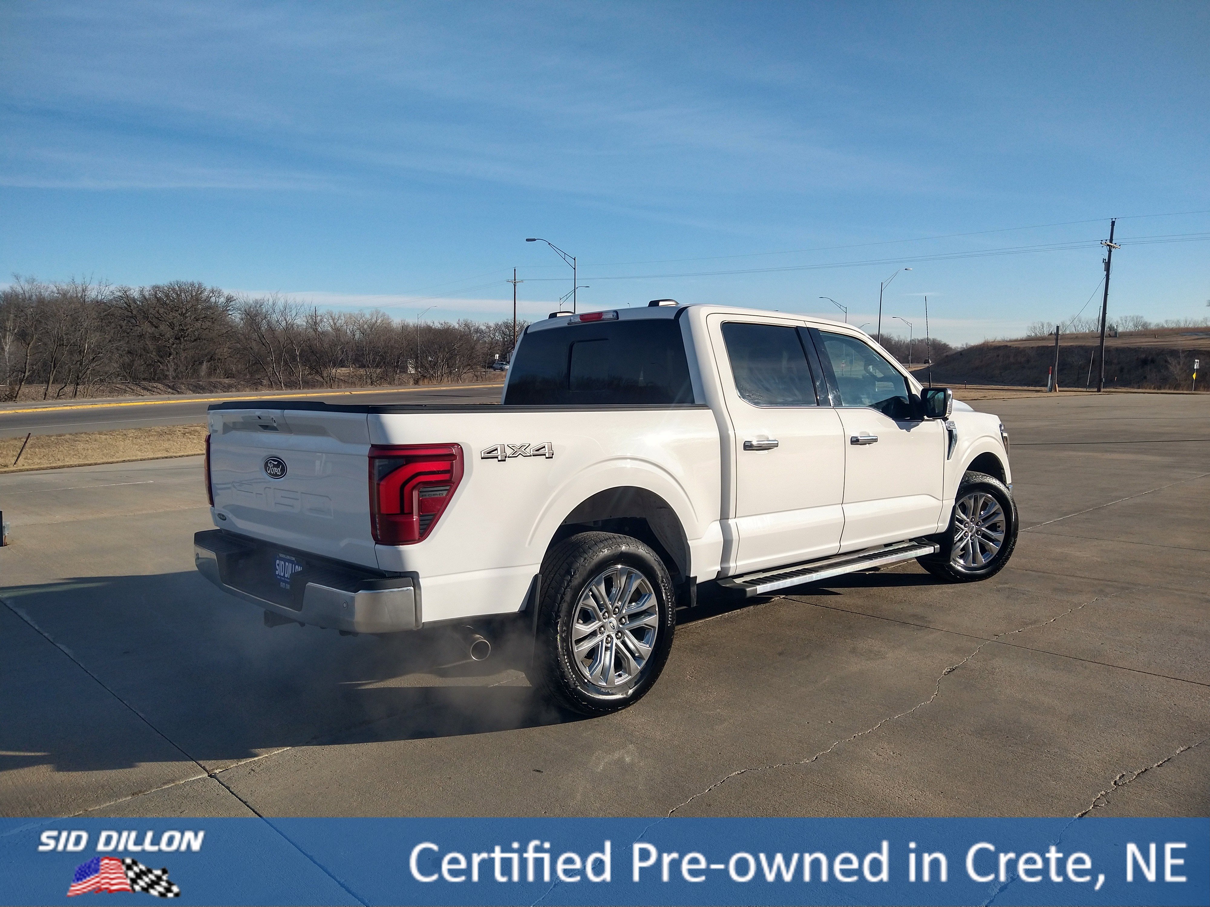 Used 2025 OXFORD WHITE Ford LARIAT image 13