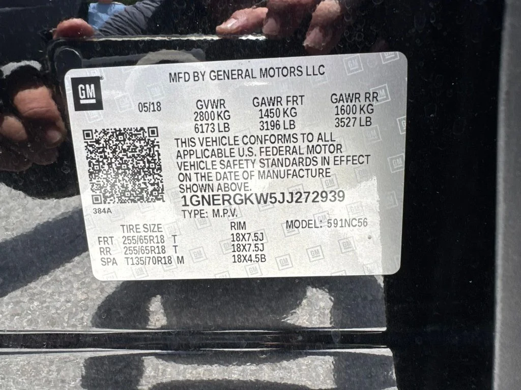 Used 2018 Black Metallic Chevrolet LT image 14