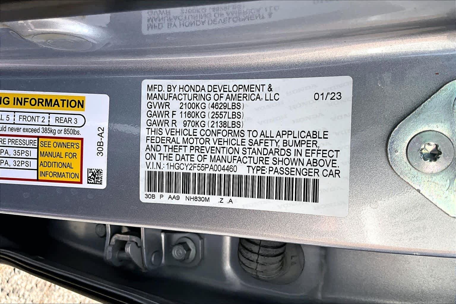 Used 2023 Lunar Silver Metallic Honda Sport image 34