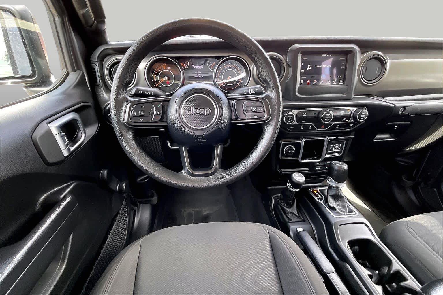 Used 2023 Granite Crystal Metallic Clearcoat Jeep Sport image 6