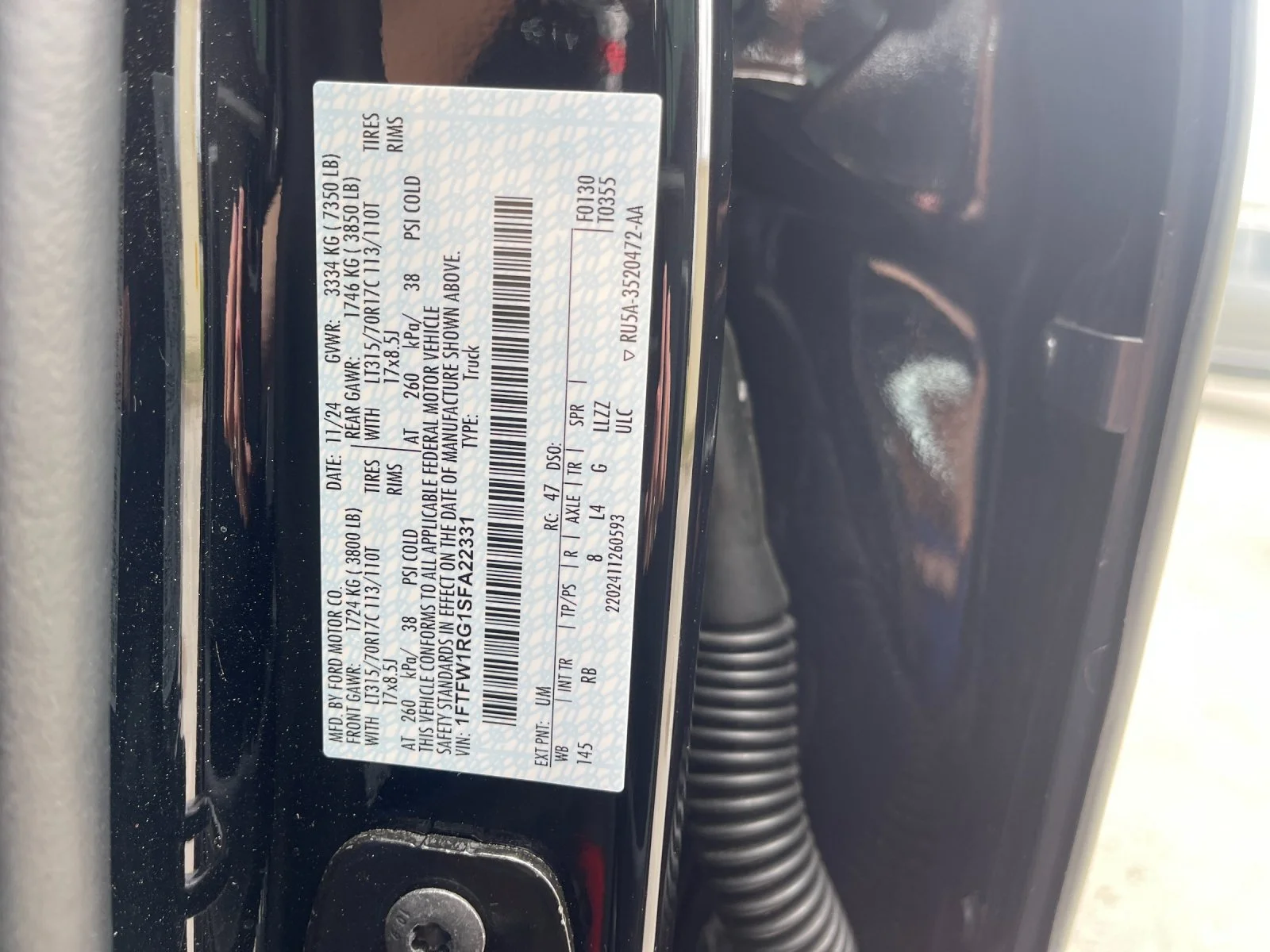 Used 2025 Black Ford Raptor image 32
