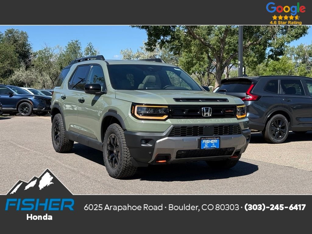 New 2026 Ash Green Metallic Honda TrailSport Elite image 1