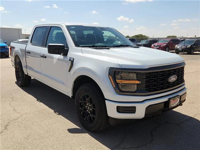 Used 2025 Space White MET Ford STX 4x4 SuperCrew Cab 5.5 ft. box 145 in. WB image 6