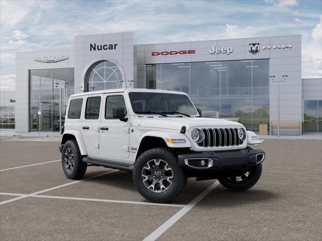 New 2026 Bright White Clear-Coat Exterior Paint Jeep Sahara image 27