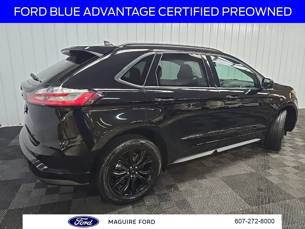 Certified Used 2022 Black Ford SE image 4