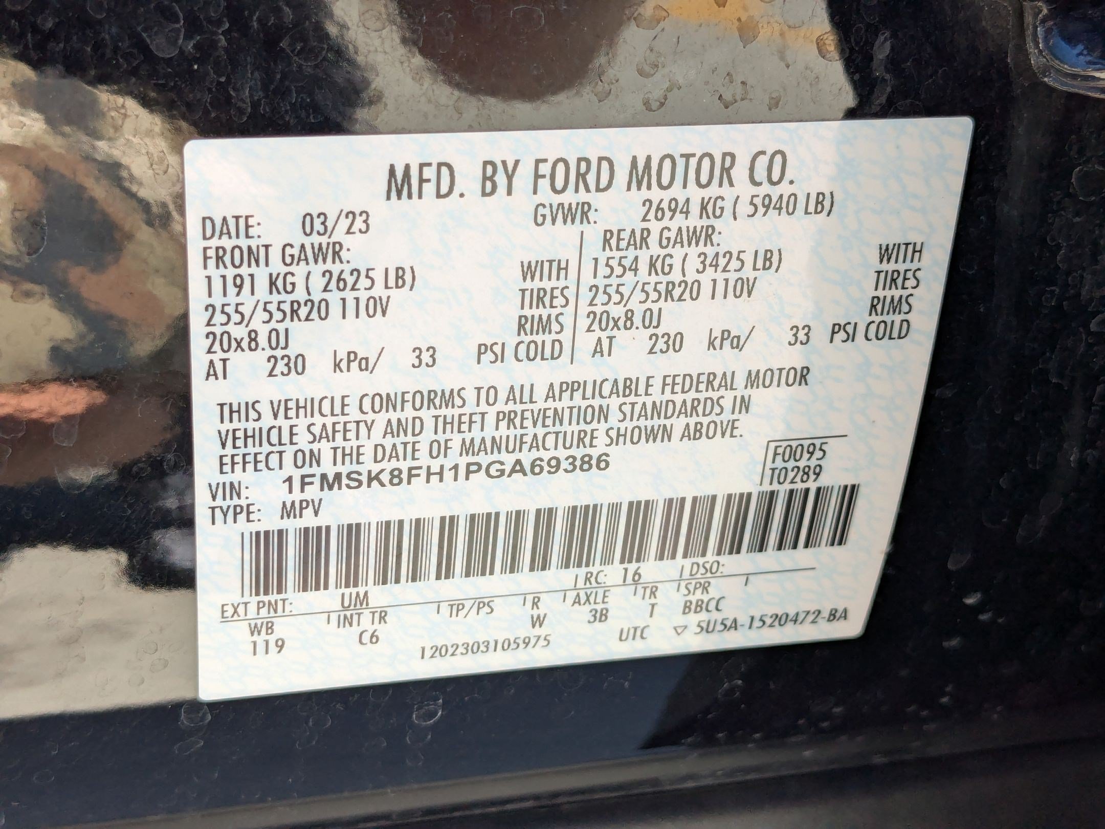 Certified Used 2023 Black Metallic Ford Limited image 34
