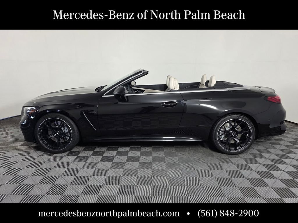 New 2027 Obsidian Black Metallic Mercedes-Benz AMG® CLE 53 4MATIC+ Cabriolet image 3