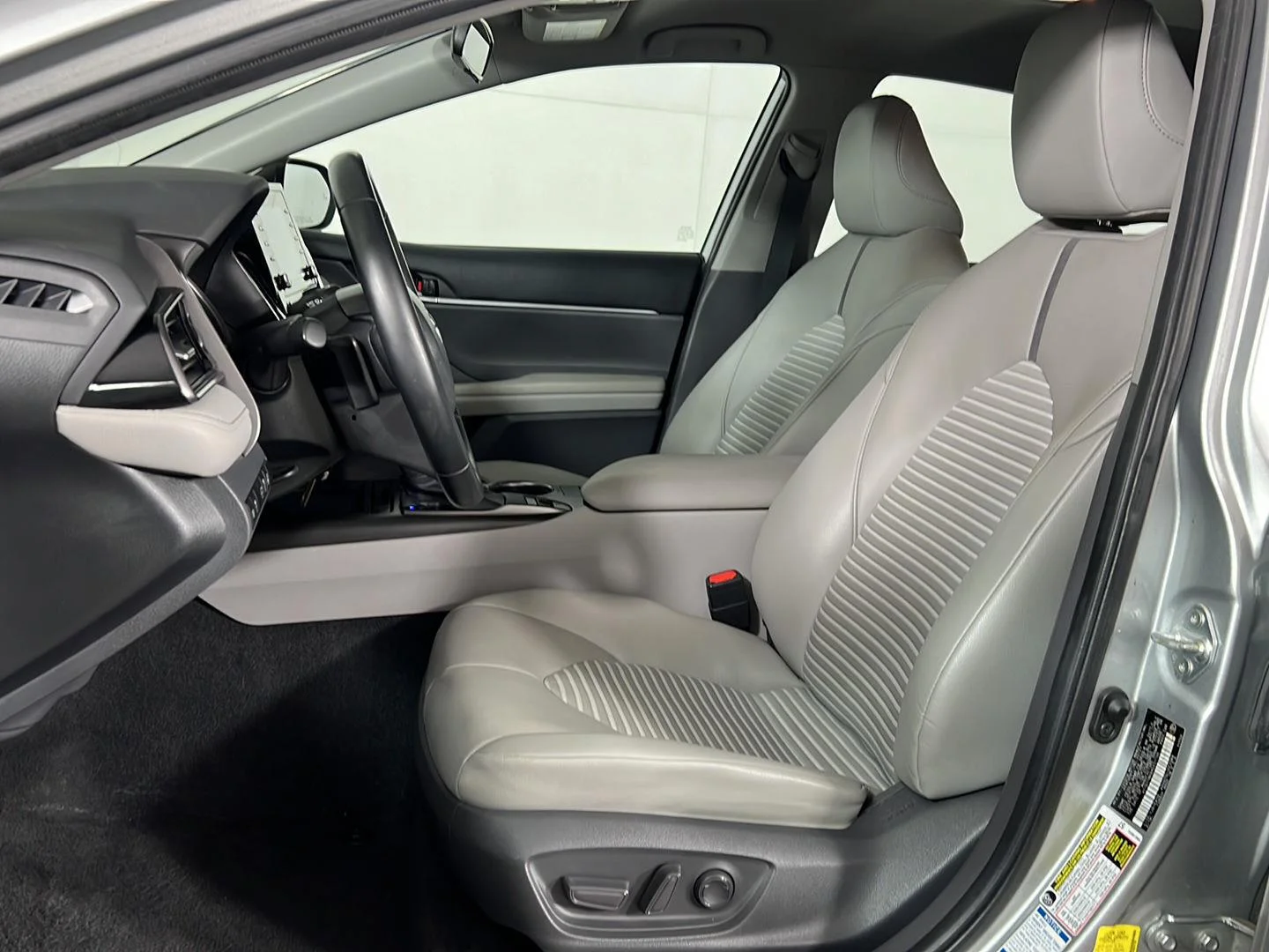 Used 2021 Celestial Silver Metallic Toyota SE image 12