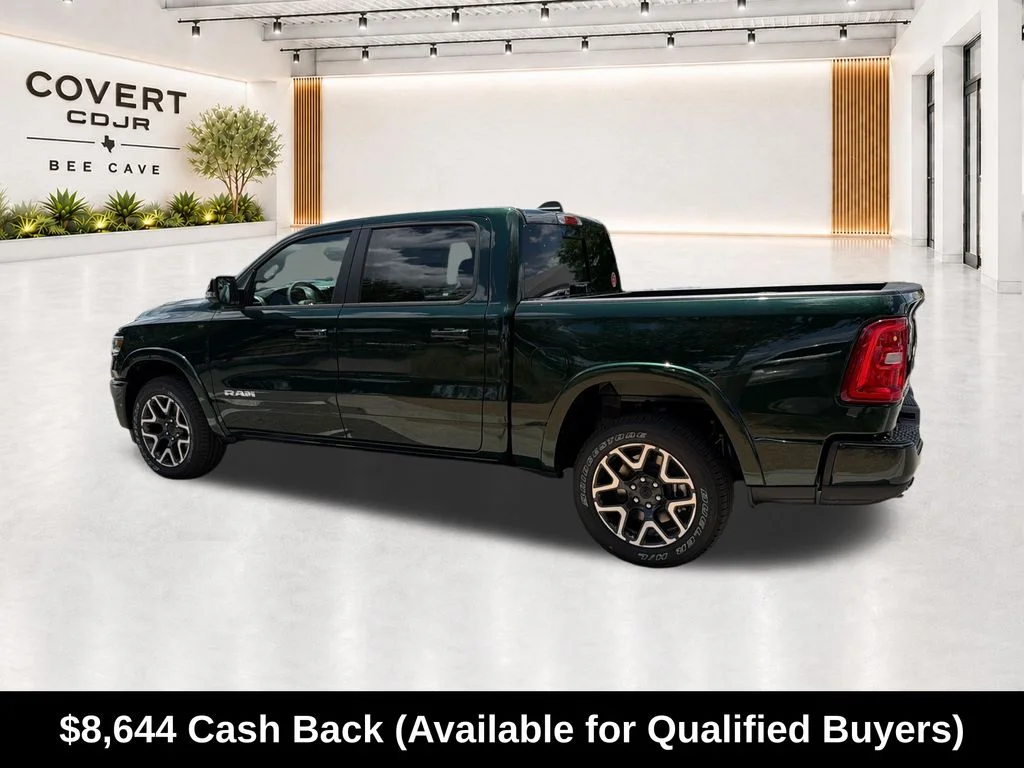 New 2026 Serrano-Green Metallic Exterior Paint RAM Laramie image 7