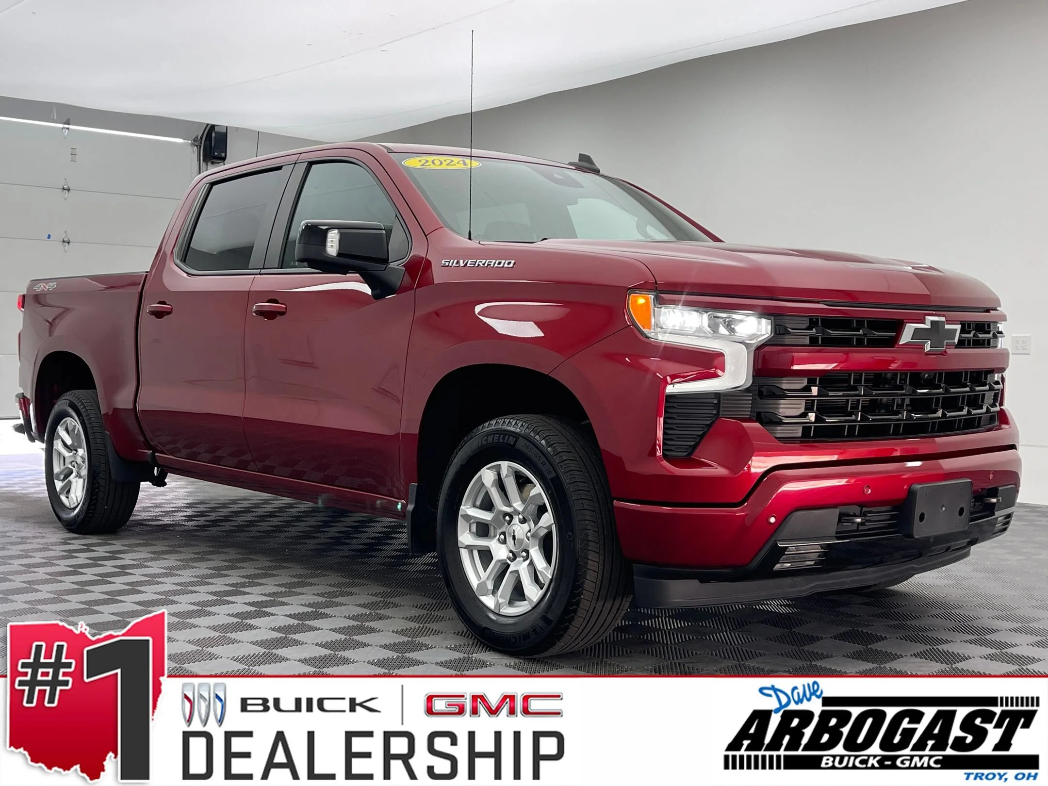 Used 2024 Radiant Red Tintcoat Chevrolet RST image 1