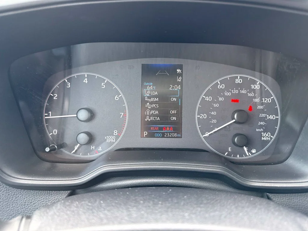 Used 2025 Light Blue Toyota LE image 23