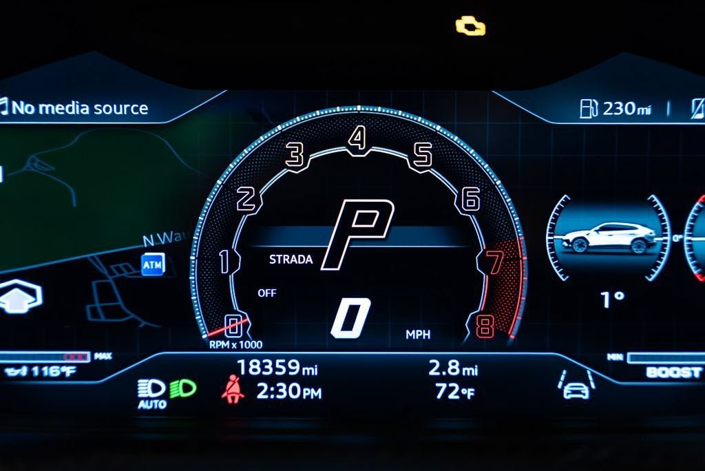 Used 2024 Blu Cepheus Metallic Lamborghini Performante image 17