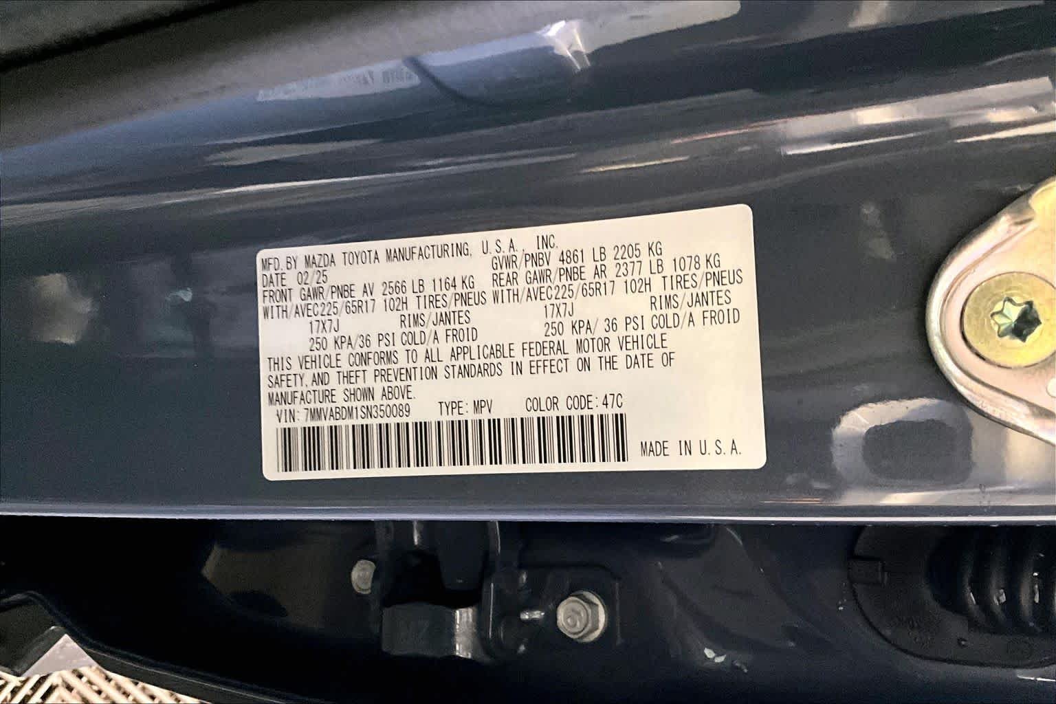 Used 2025 Polymetal Gray Metallic Mazda 2.5 S Premium Package image 34