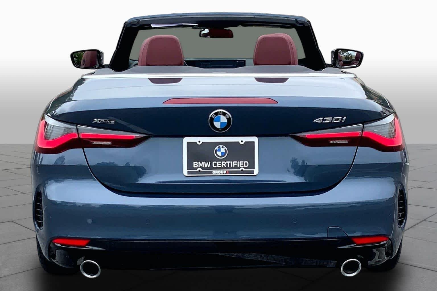 Certified Used 2025 Arctic Race Blue Metallic BMW 430i xDrive image 4
