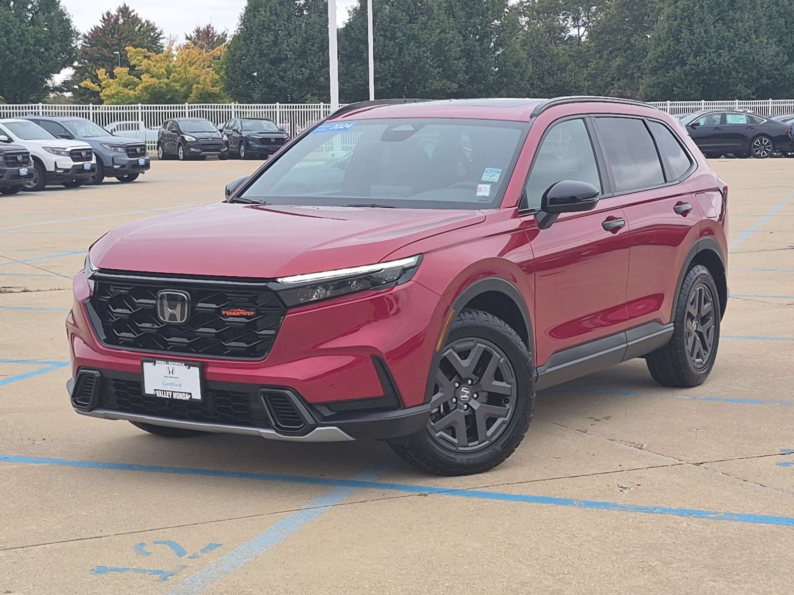 Certified Used 2026 Radiant Red Metallic Honda TrailSport AWD image 2