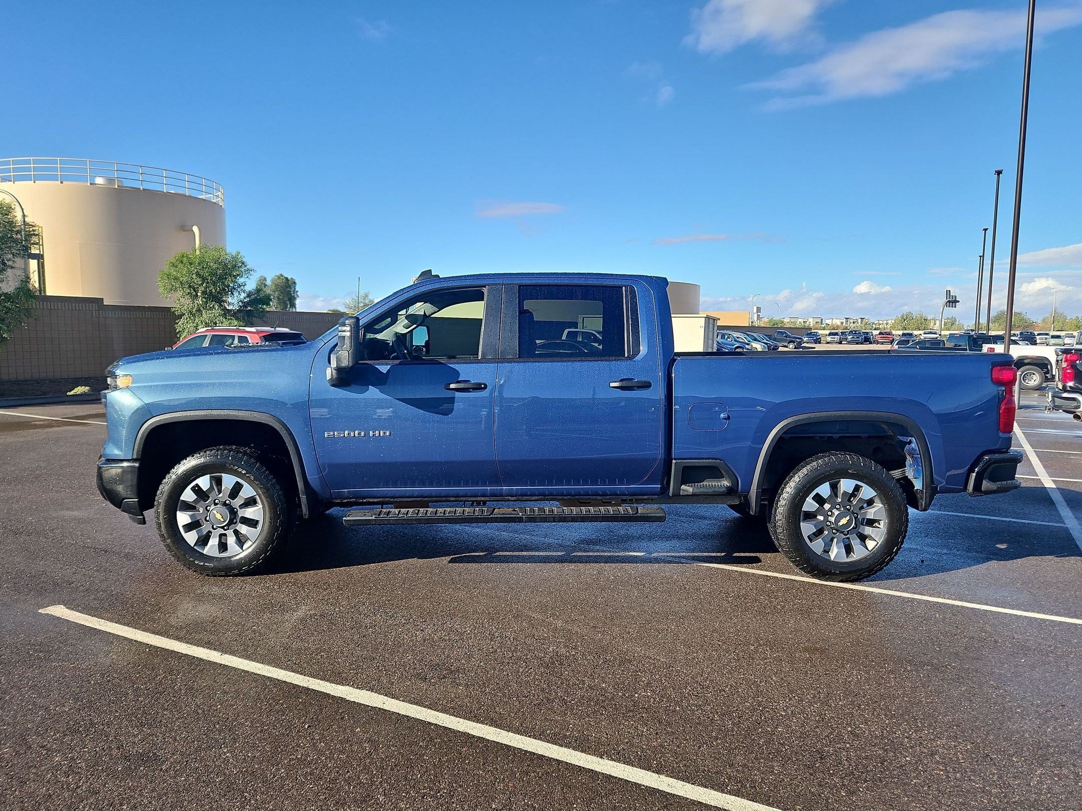 Certified Used 2024 Lakeshore Blue Metallic Chevrolet Custom image 2