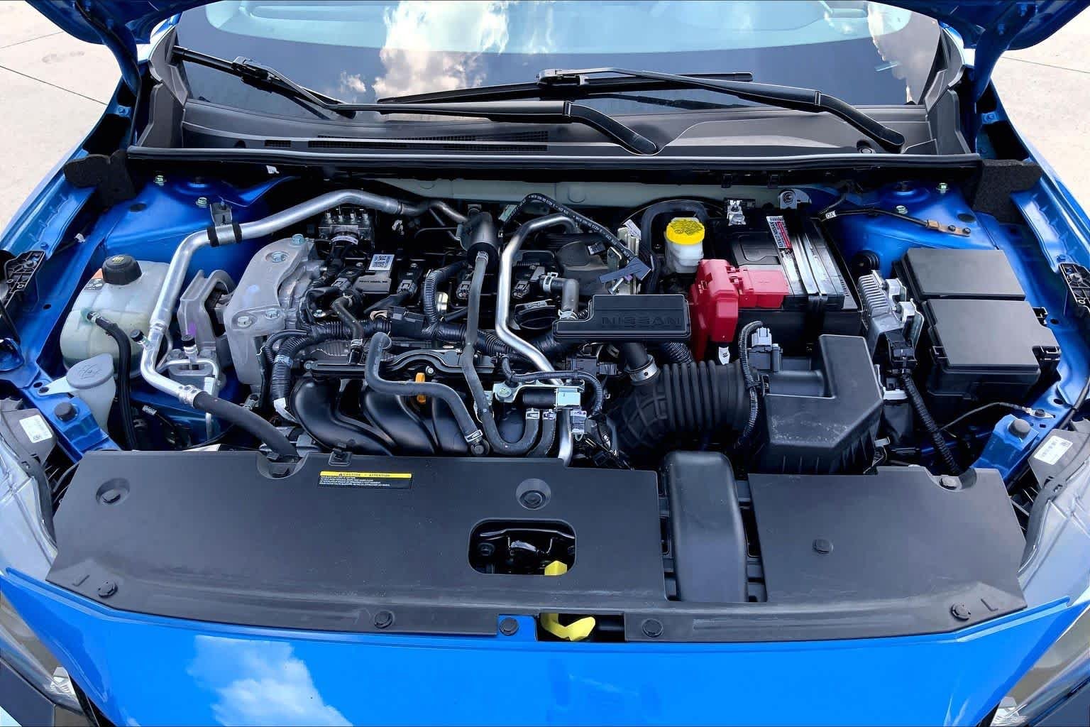 Used 2025 Electric Blue Metallic Nissan SV image 28