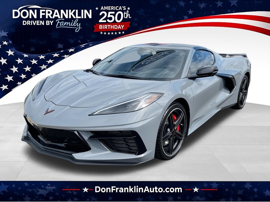 Used 2024 Gray Chevrolet Stingray image 1
