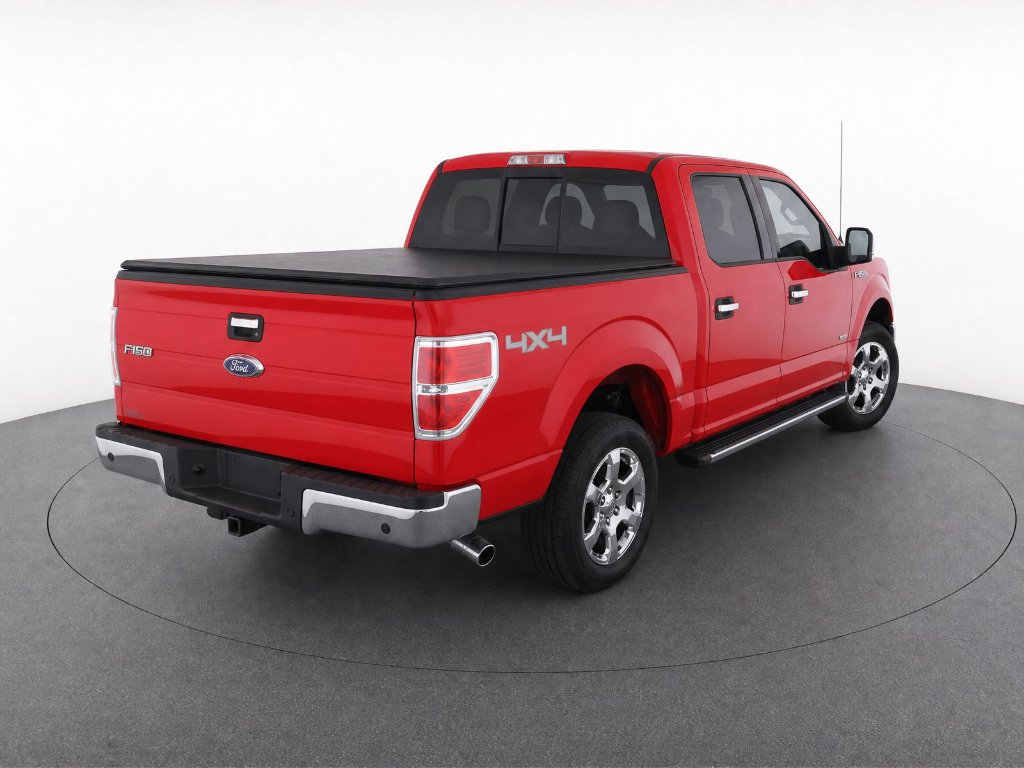 Used 2014 RACE RED Ford XLT image 4