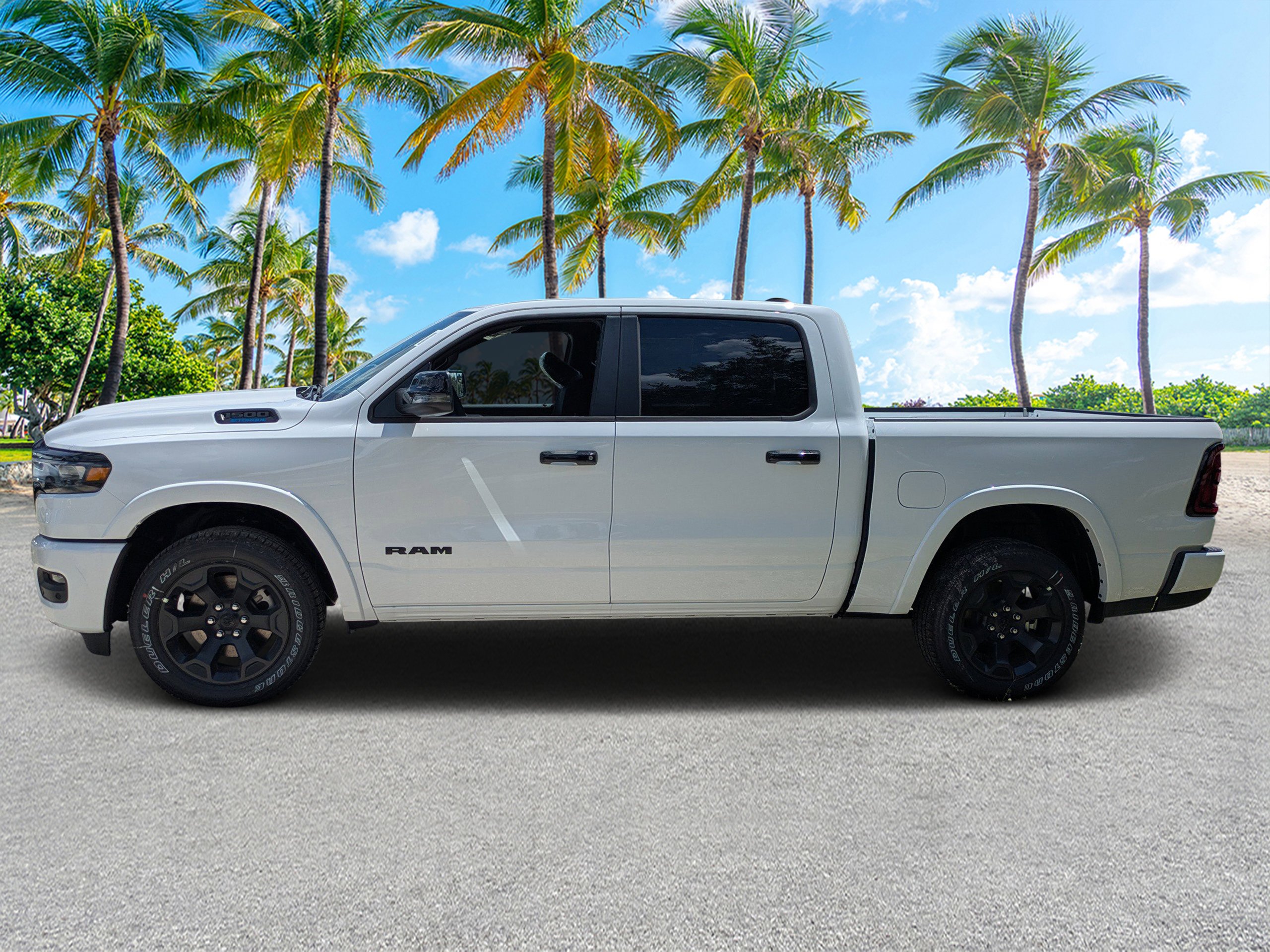 New 2026 Bright White Clear-Coat Exterior Paint RAM Big Horn image 6