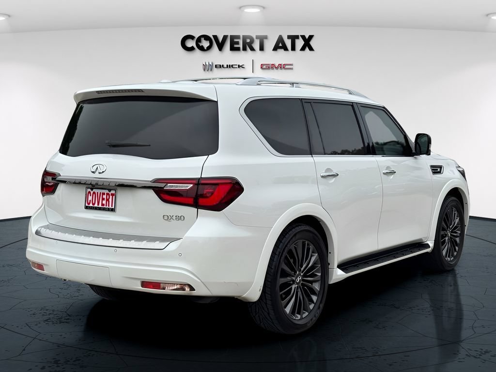 Used 2021 Moonstone White INFINITI Premium Select image 7