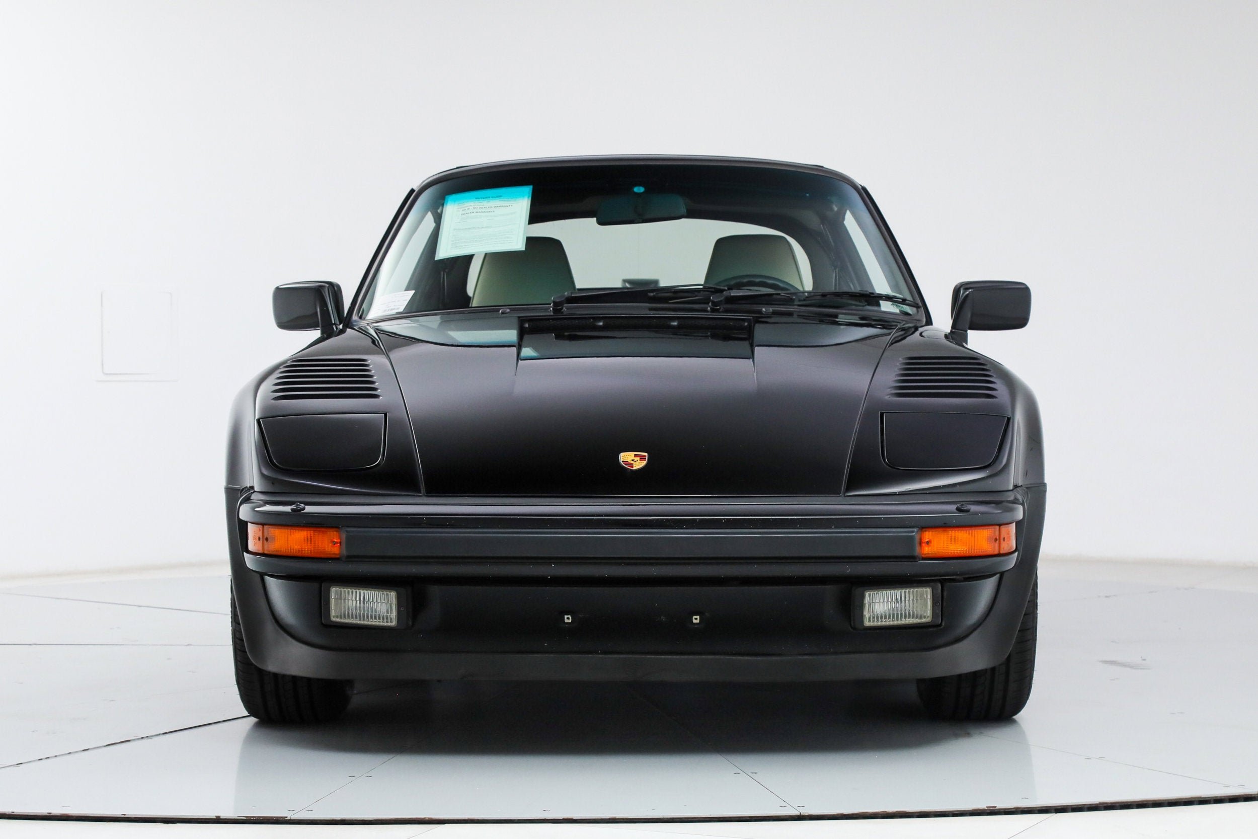 Used 1989 Black Porsche Turbo Cabriolet Slantnose image 8