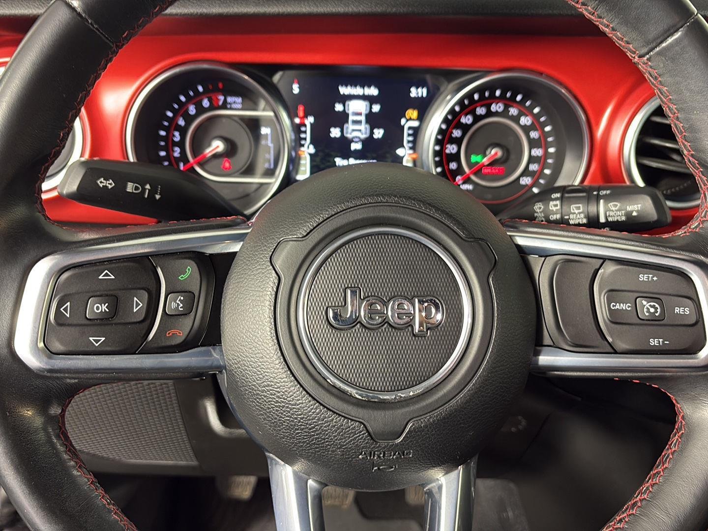Used 2019 Granite Crystal Metallic Clearcoat Jeep Rubicon image 43