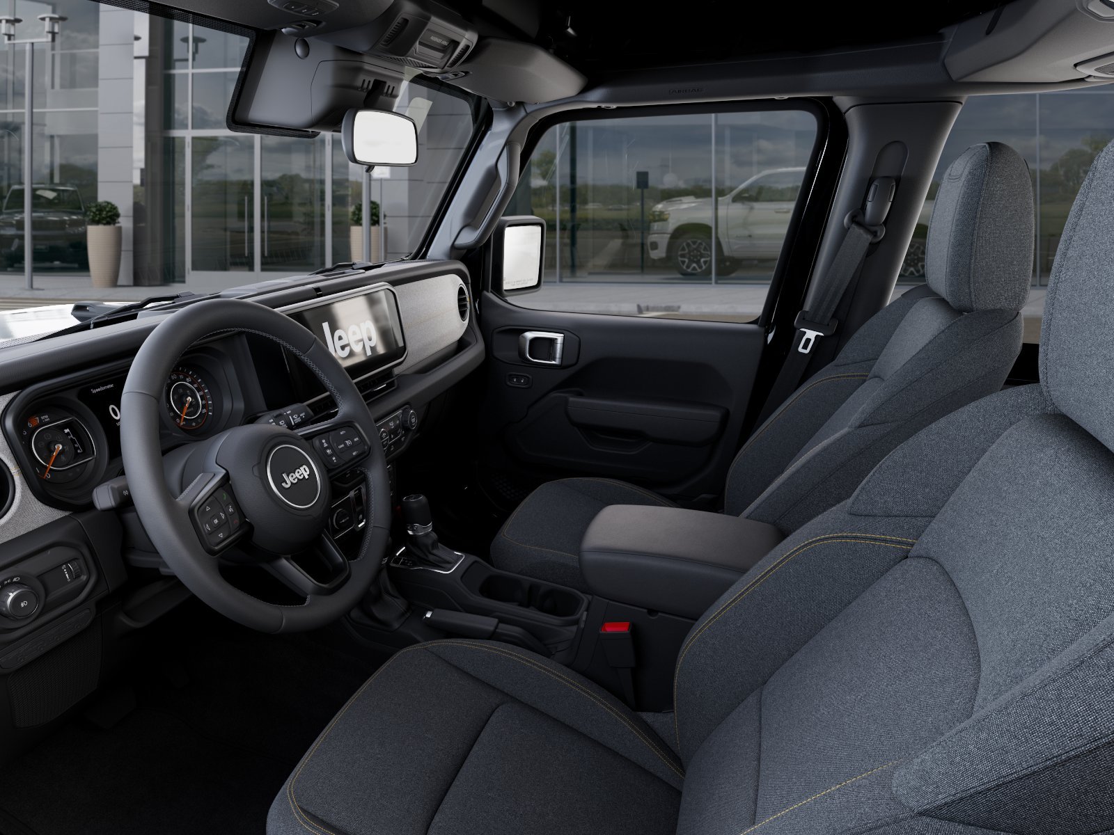 New 2026 Black Clear-Coat Exterior Paint Jeep Sport S image 39