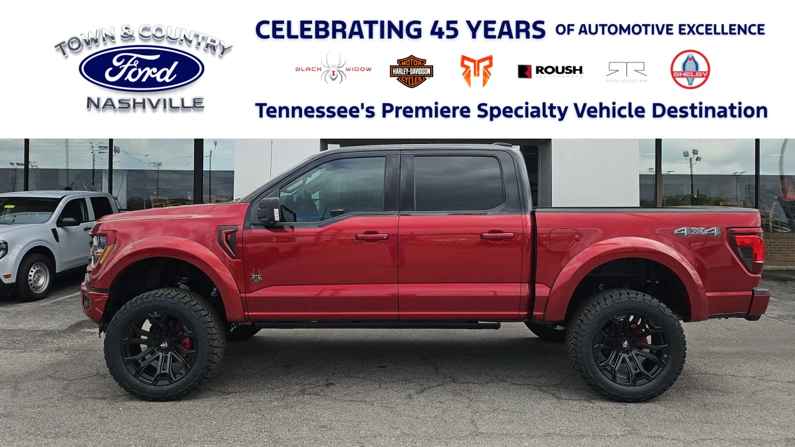 New 2026 Ruby Red Metallic Tinted Clearcoat Ford Black Widow 4WD image 1