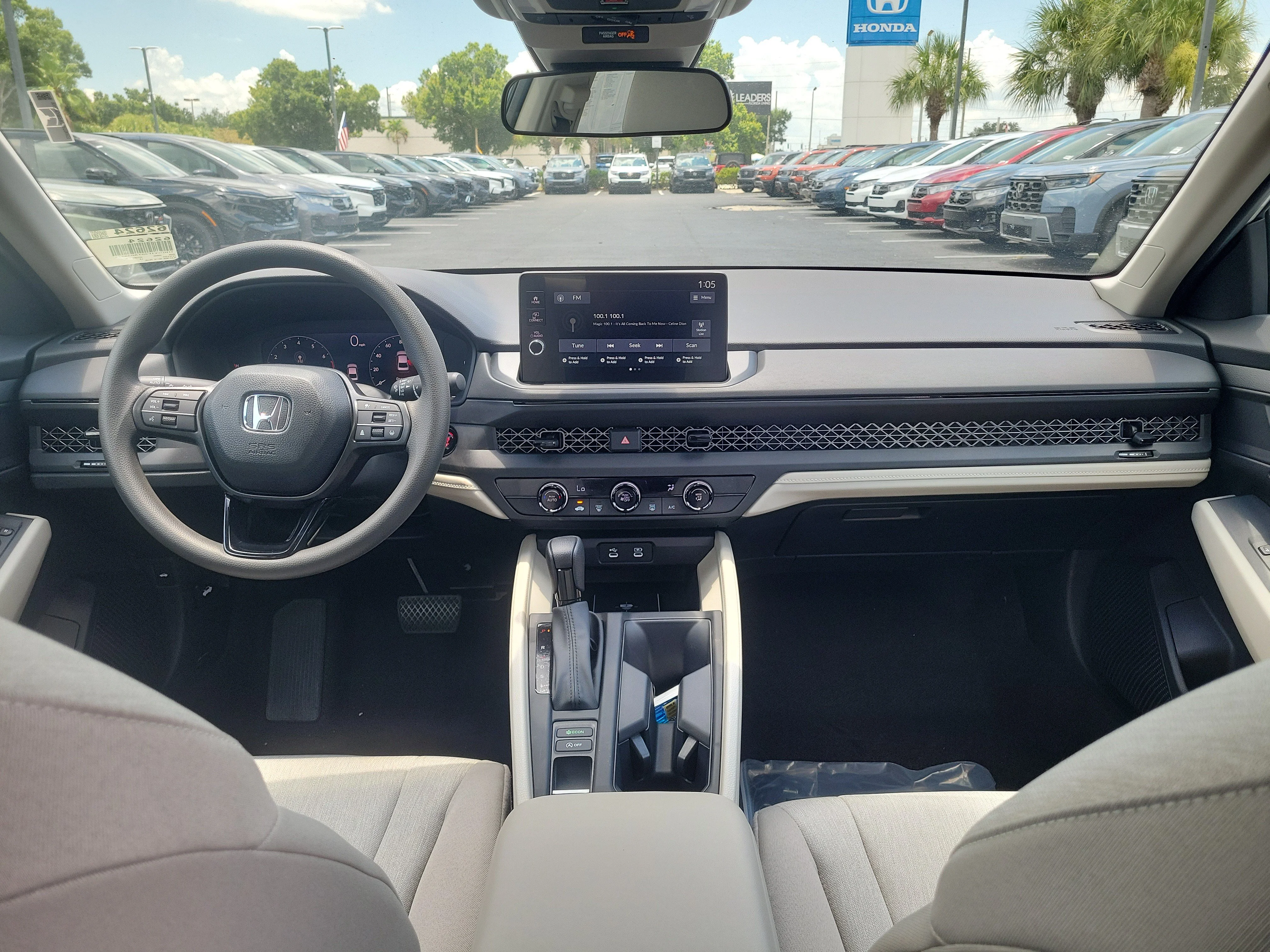 New 2026 Platinum White Pearl Honda LX image 2