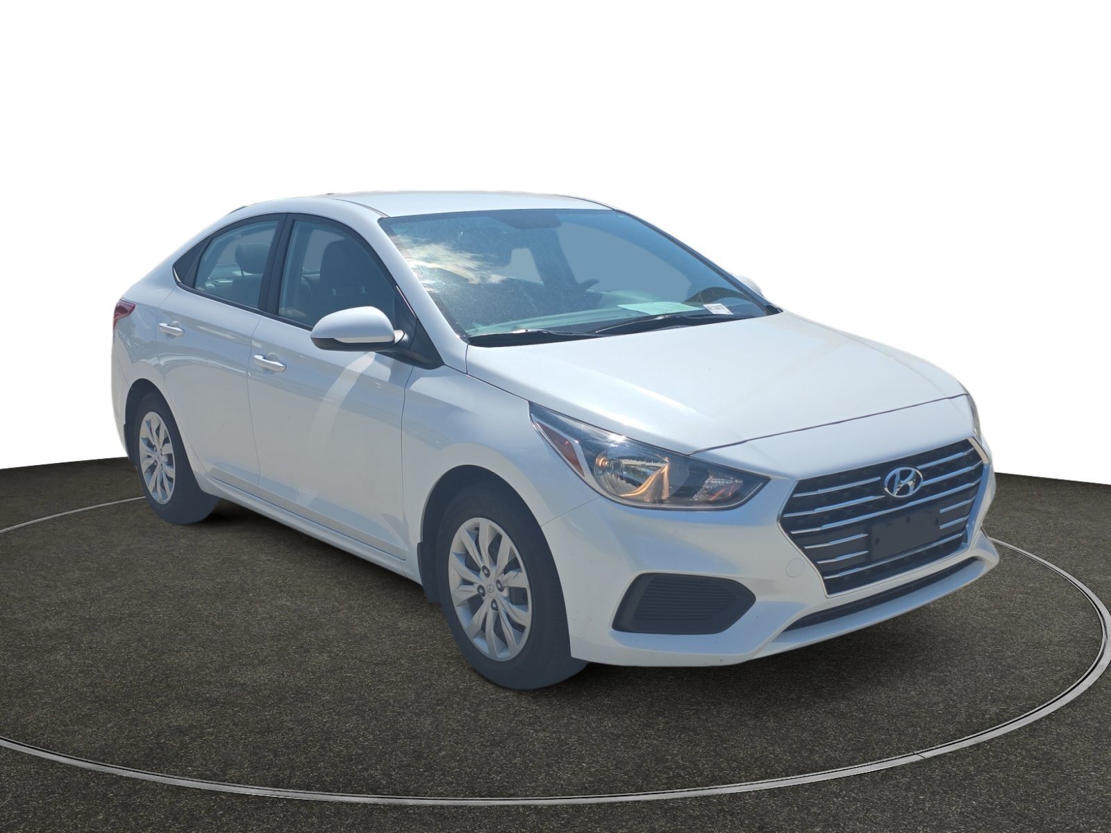 Used 2021 Frost White Pearl Hyundai SE image 7