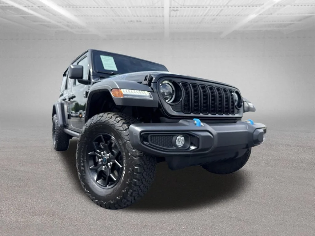 Certified Used 2024 Black Clearcoat Jeep Willys 4xe image 48
