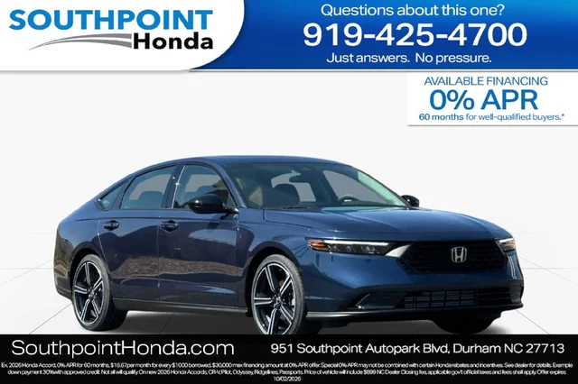 2026 Honda Accord SE