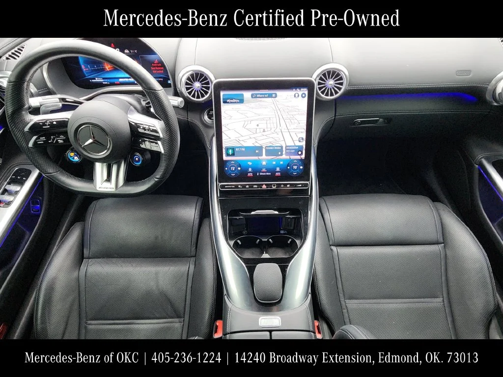 Certified Used 2022 MANUFAKTUR Moonlight White Metallic Mercedes-Benz SL 63 AMG® image 20