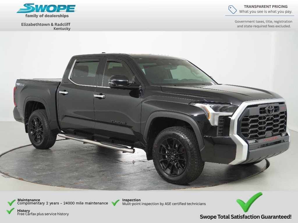 Used 2023 Midnight Black Metallic Toyota Limited image 1