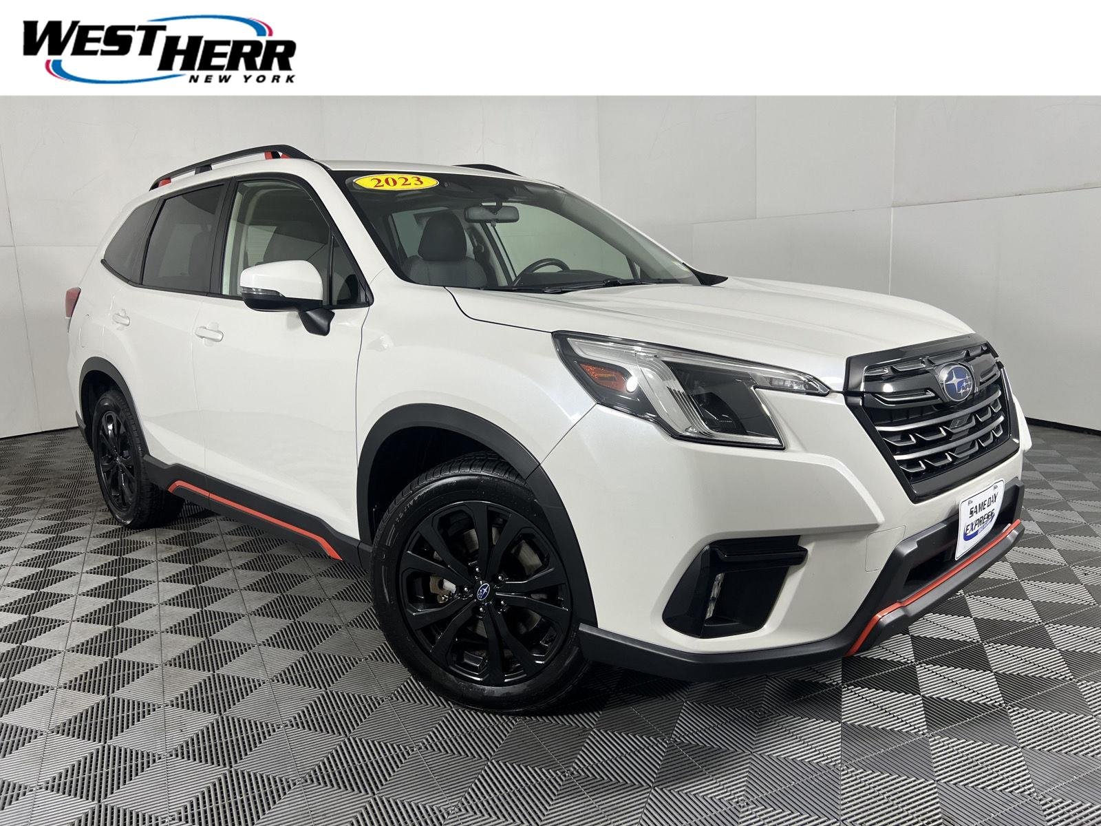 Certified Used 2023 Crystal White Pearl Subaru Sport image 1
