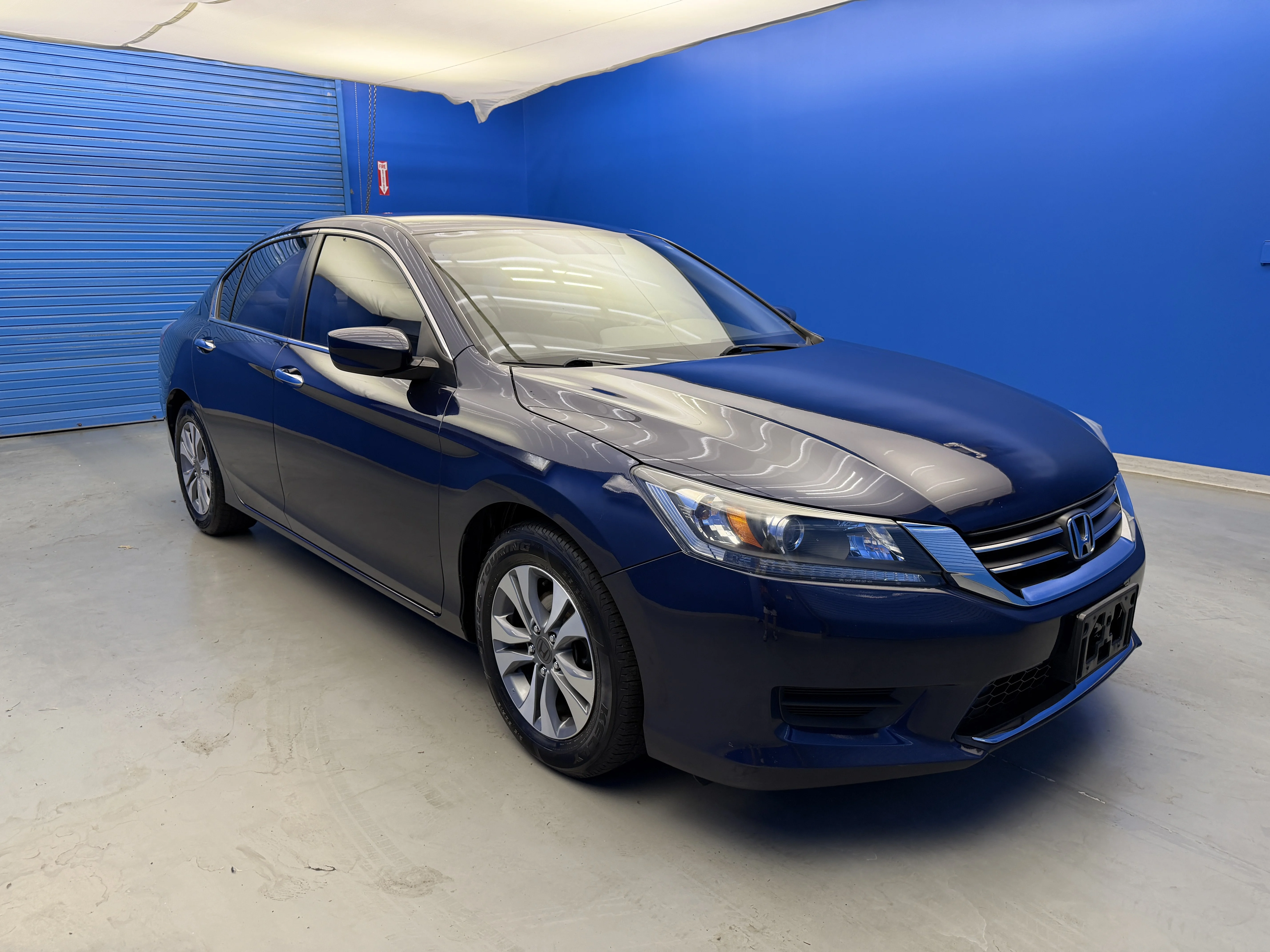Used 2013 Obsidian Blue Pearl Honda LX image 2