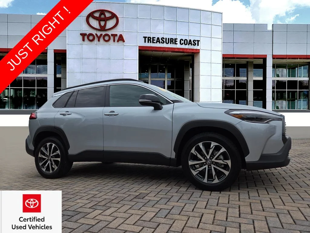 Certified Used 2025 Silver Toyota XLE image 1