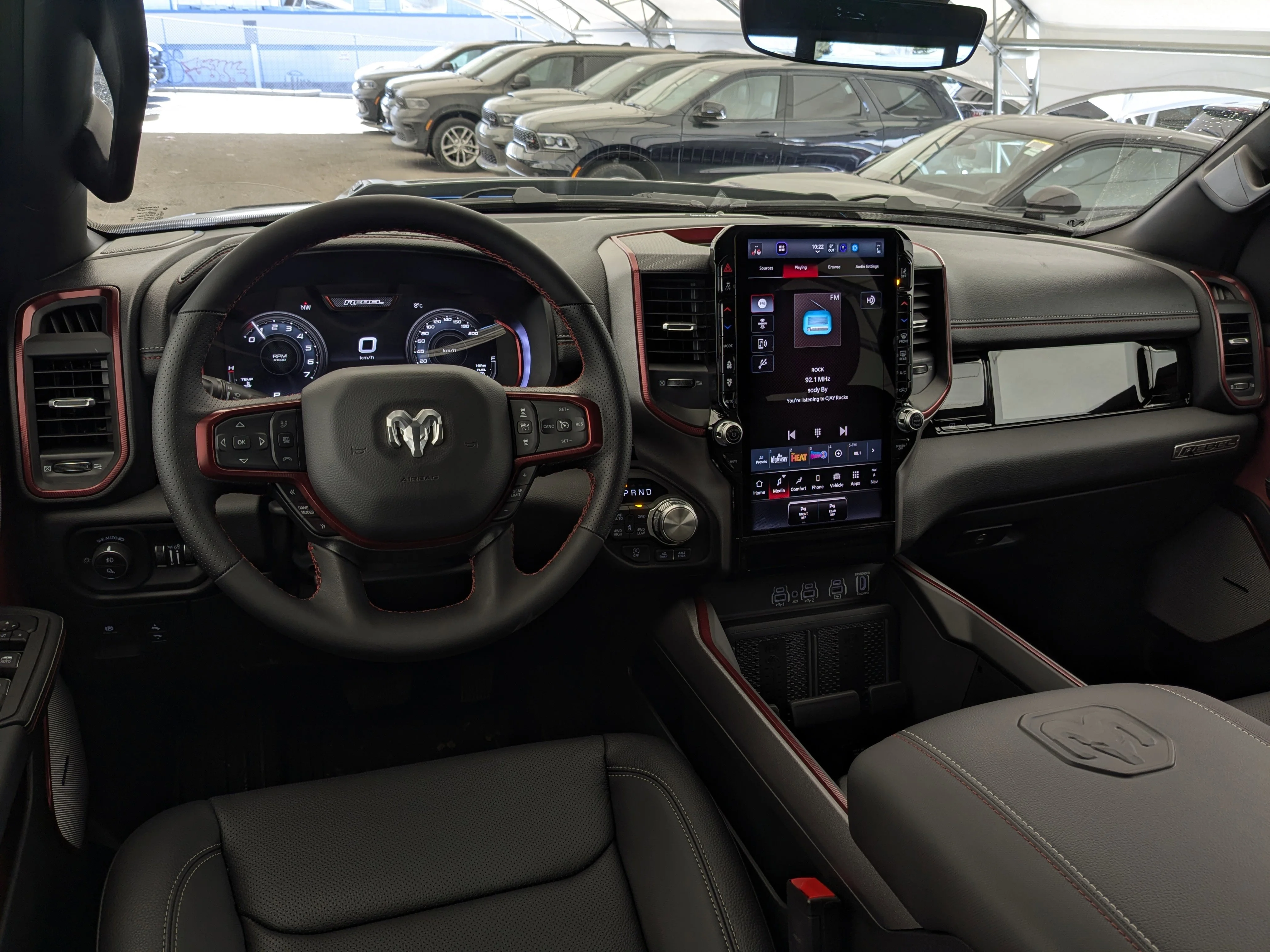 New 2026 Blue RAM Rebel - - Rebel Level 2 Equip Grp - Dual?Pane Panoramic Sunroof - Luxury Leather?Faced Seats - 3.0L image 27