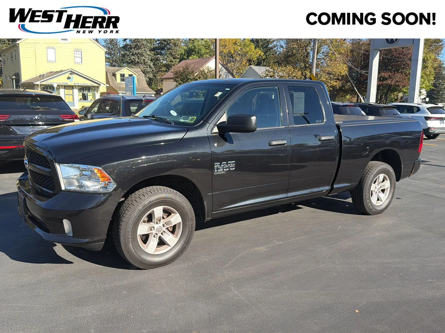Used 2019 Brilliant Black Crystal Pearlcoat Ram Express image 1