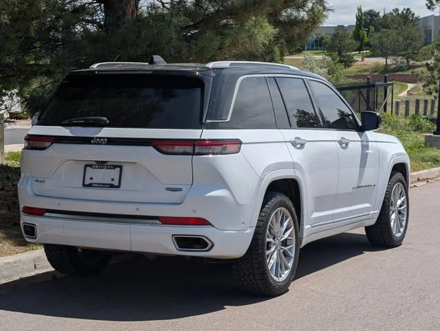 Used 2023 Bright White Clearcoat Jeep Summit image 3