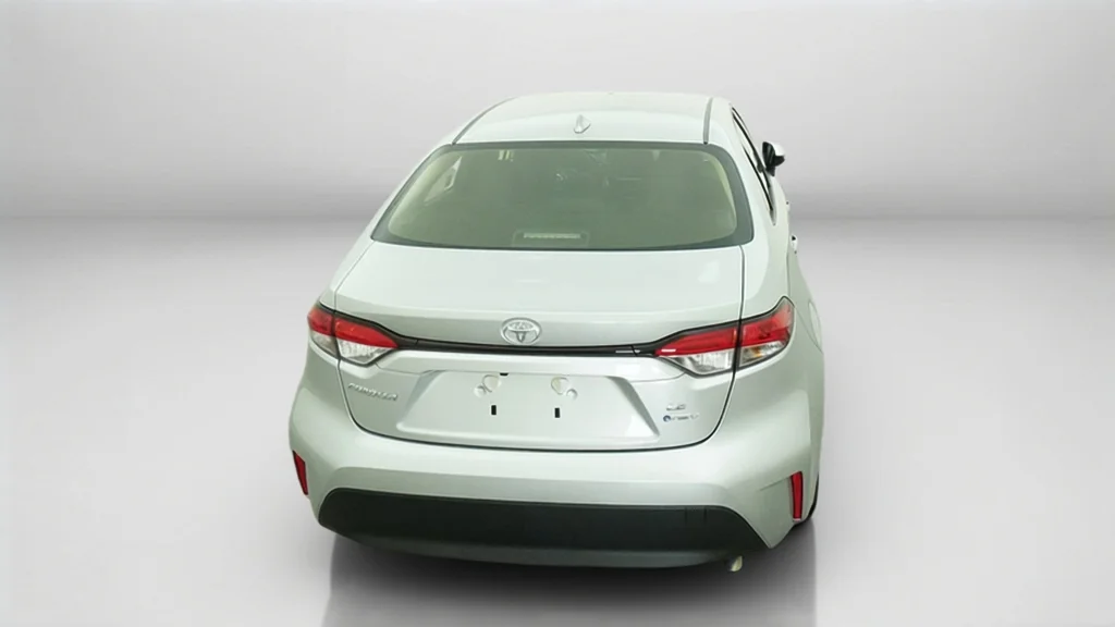 New 2027 Classic Silver Metallic Toyota Hybrid LE image 12