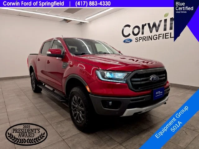Certified Used 2020 Rapid Red Metallic Tinted Clearcoat Ford Lariat image 8