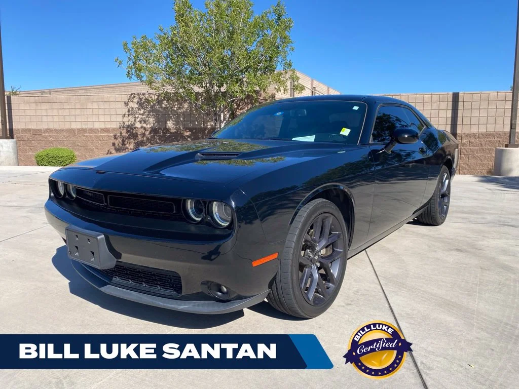 Certified Used 2021 Black Dodge SXT image 1