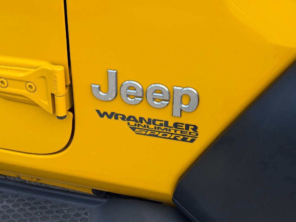 Used 2018 Yellow Jeep Unlimited Sport S image 16