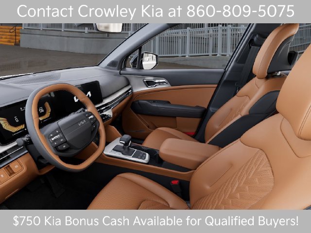 New 2027 Glacial White Pearl / Black Ro Kia X-Line image 17