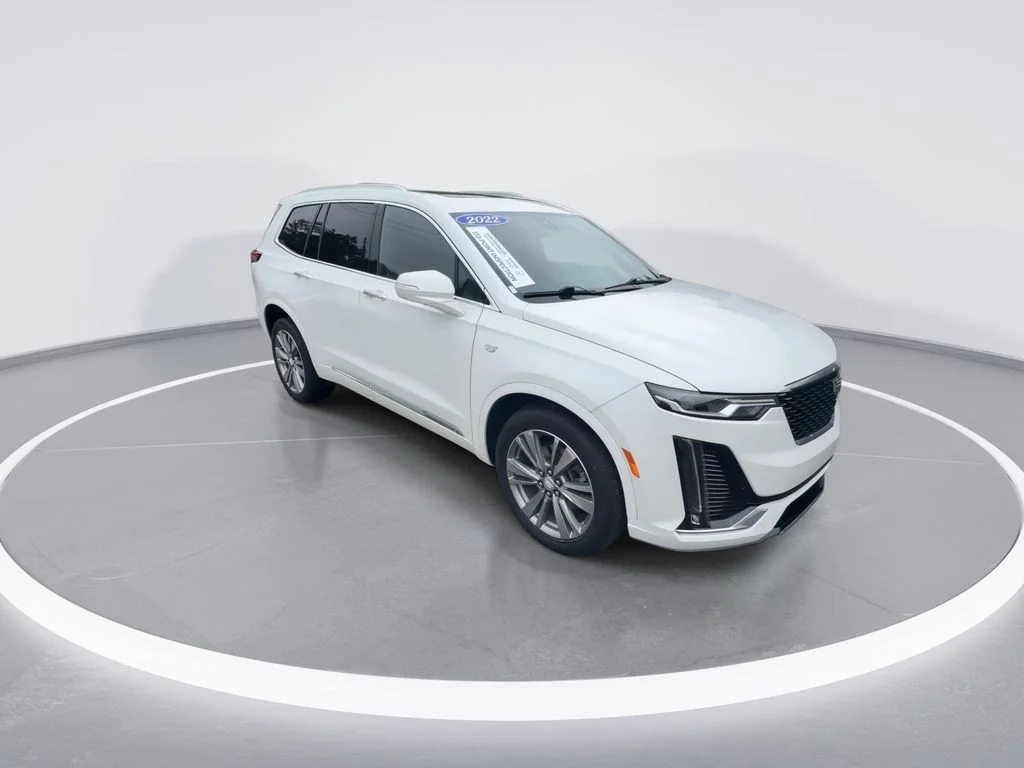 Used 2022 White Cadillac Premium Luxury image 2