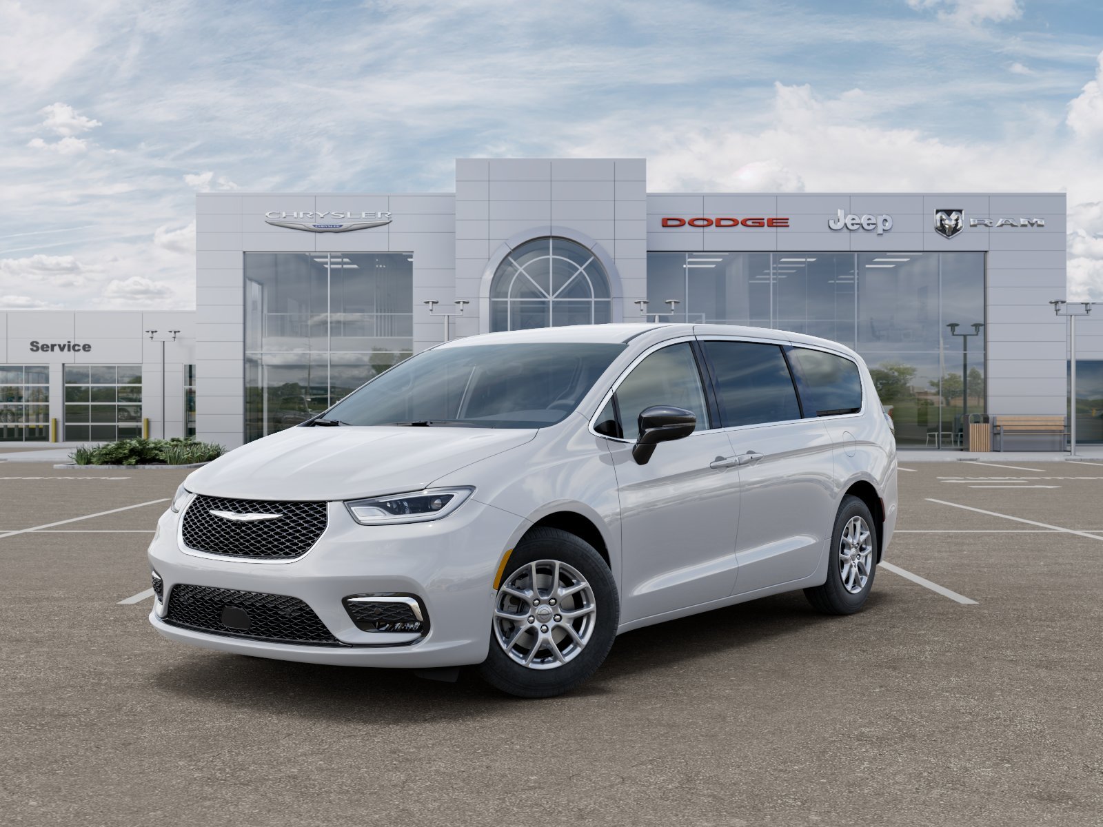 New 2026 Bright White Clear-Coat Exterior Paint Chrysler Select image 1