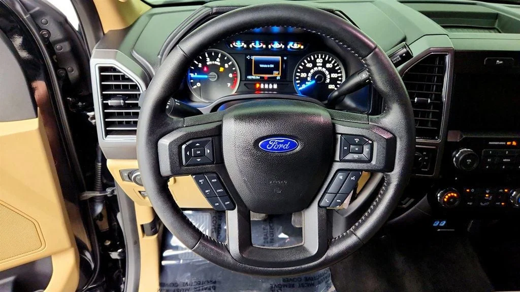 Used 2018 Shadow Black Ford XLT 4WD SuperCrew 5.5